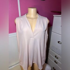 Elegant Sleeveless Blush Top